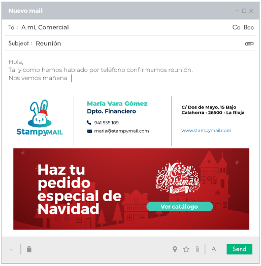 La firma de correo debe adaptarse a los cambios